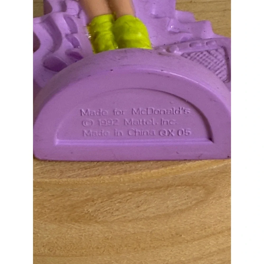 Vintage 1992 Barbie McDonalds Happy Meal Toy Rappin Rockin Barbie Figure 90s